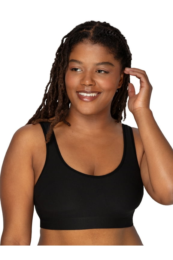 Women's Built Up Seamless Wireless Comfort Bra, Style FT919PK1, Sizes S to 2X