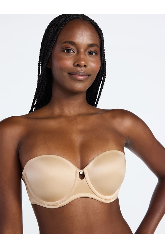 Women's Shine Strapless Push-Up Bra, Sizes 34A-40DD