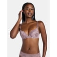 thumbnail image 1 of Joyspun Women's Two-Tone Lace Push-Up Bra, Sizes 34A-36DD, 1 of 4