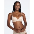 thumbnail image 1 of Joyspun Women's Two-Tone Lace Push-Up Bra, Sizes 34A-36DD, 1 of 4