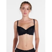 Women's Two-Tone Lace Balconette Bra, Sizes 36B-40DDD