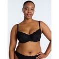 thumbnail image 1 of Joyspun Women's Two-Tone Lace Balconette Bra, Sizes 36B-40DDD, 1 of 3