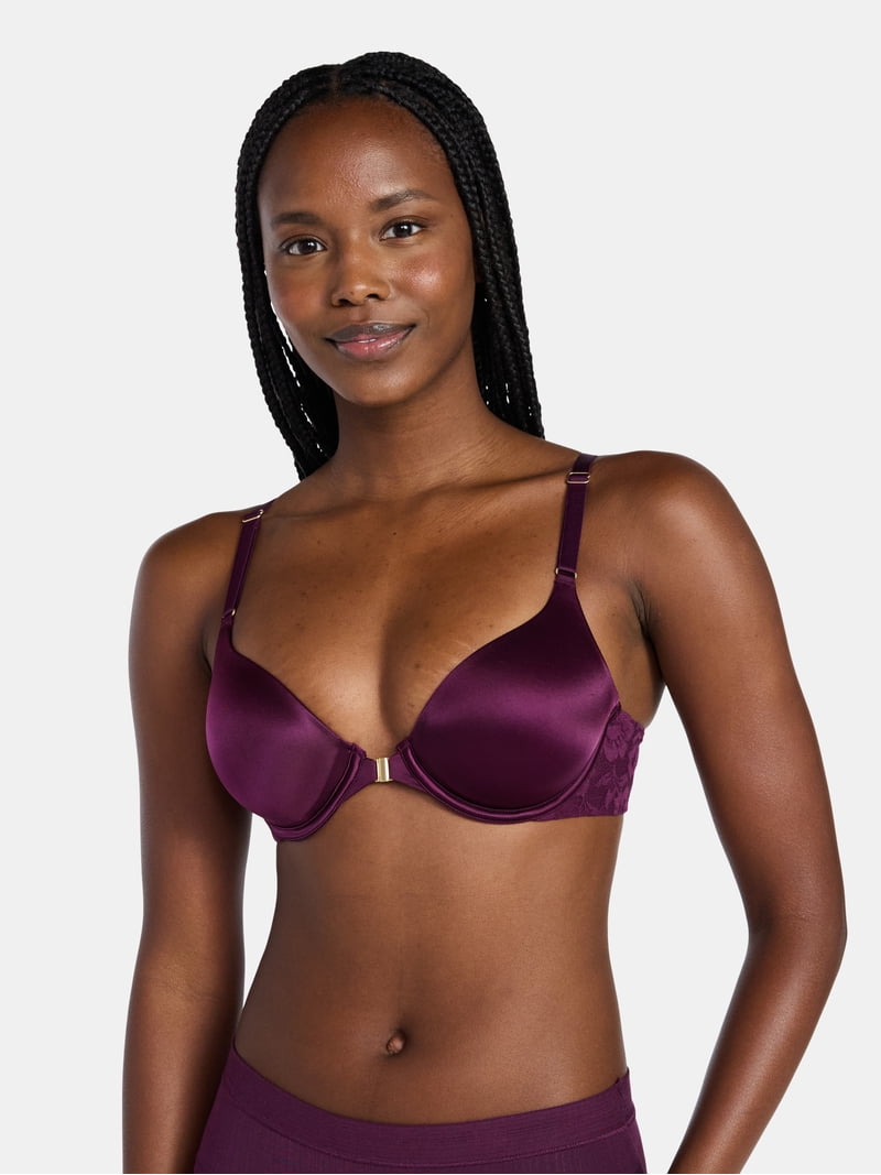 Joyspun Women's Front Close T-Shirt Bra, Sizes 34B-40DD - Walmart.com