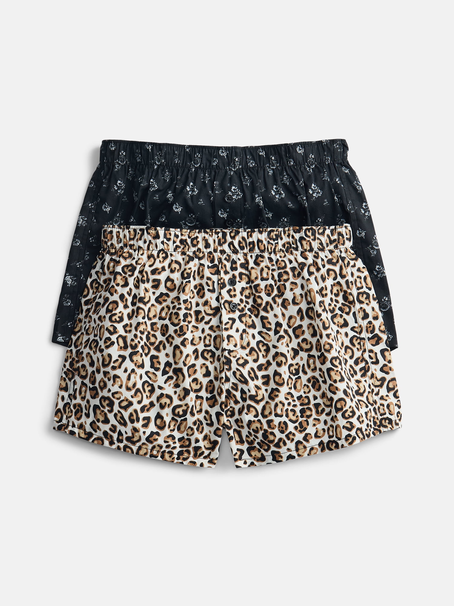 Weekend Academy Girls Cotton Blend Boxer Shorts, 2-Pack, Sizes XS-XXL