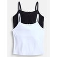 thumbnail image 1 of Weekend Academy Girls 2Pk Cotton Picot Trim Cami Tops, Sizes XS to XXL, 1 of 4