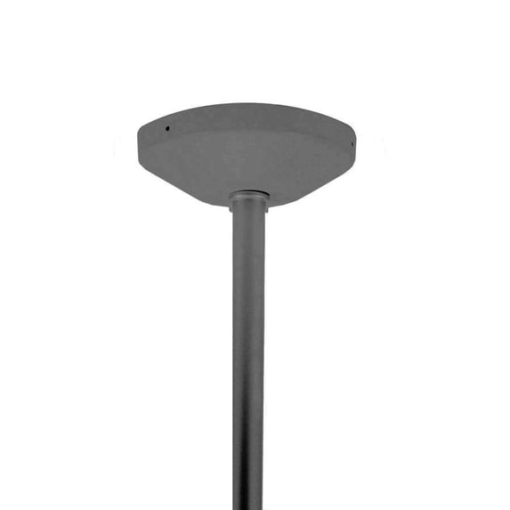 WMSP-36-BK-WAC Lighting-Accessory - 36 Inch W Track Stem Kit with Power Feed-Black Finish