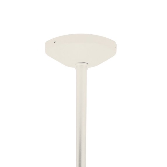 WMSP-96-PT-WAC Lighting-Accessory - 96 Inch W Track Stem Kit With Power Feed-Platinum Finish