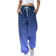 thumbnail image 1 of WMTBSRSW Baggy Sweatpants for Women Fashion Tie Dye High Waisted Wide Leg Petite Joggers with Pockets Comfy Active Workout Sweat Pants Trousers, 1 of 5