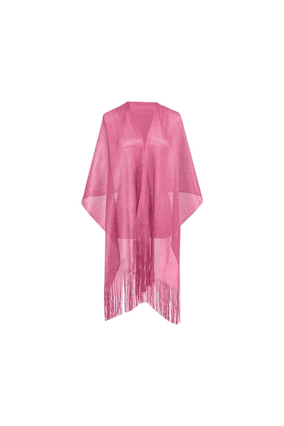 Bathing Suit Cover Up for Women Kimono Casual Swimsuit Cover Ups Flowy Beach Cover up Duster Tassels Open Front Outwear