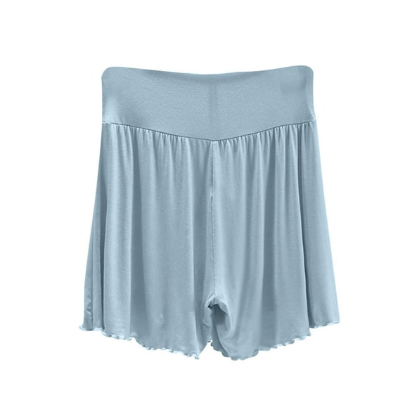 WMTBSRSW Women's Soft Modal Pajamas Shorts High Waisted Lounge Shorts Casual Solid Shorts Summer Active Pajama Shorts Underwear for Under Dresses