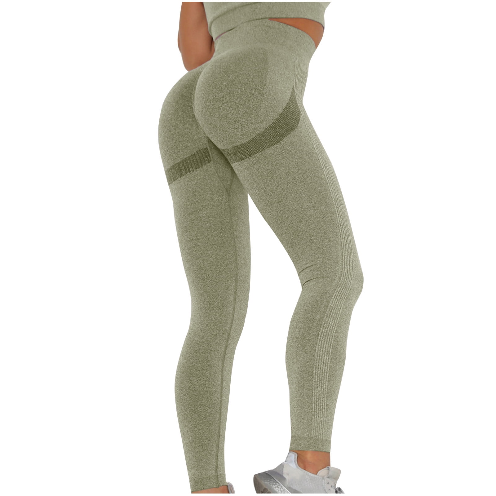 Women's High Waisted Scrunch Butt Leggings – Seamless Tummy Control Yoga Pants For Workout & Everyday