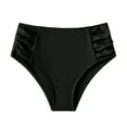 thumbnail image 1 of WMTBSRSW Women High Waisted Bikini Bottom Full Coverage Swim Short Ruched Tummy Control Swim Bottoms Only Swimwear Briefs, 1 of 6
