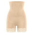 thumbnail image 1 of WMTBSRSW Women's Tummy Control Shapewear Shorts High Waisted Body Shaper for Thigh Slimming Underwear Lace Trim Patchwork Shaping Shorts, 1 of 6