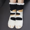 thumbnail image 1 of WMTBSRSW Fuzzy Slipper Socks Winter Warm Slipper Socks Sherpa Lined Slipper Socks Thick Fleece Socks Christmas Gifts for Women, 1 of 4
