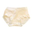 thumbnail image 1 of WMTBSRSW Girls' Breathable Briefs 9-16Y Patchwork Stretchy Cotton Underwear Lace Trim Mid-Rise Everyday Panties, 1 of 3