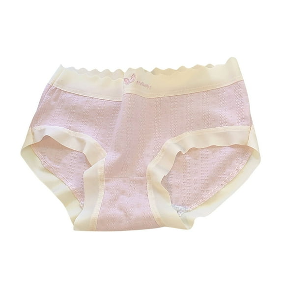 WMTBSRSW Girls' Breathable Briefs 9-16Y Patchwork Stretchy Cotton Underwear Lace Trim Mid-Rise Everyday Panties