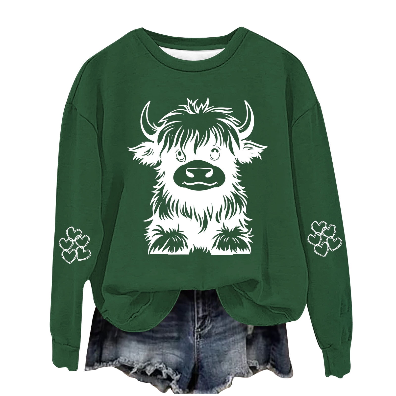 Funny Cow For Kids Men's Sweatshirt