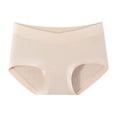 thumbnail image 1 of WMTBSRSW Maternity Plus Size Underwear for Women Pregnancy Postpartum Panties Under the Bump Cotton Briefs Yellow X-Large, 1 of 2
