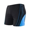 thumbnail image 1 of WMTBSRSW Men's Colorblock Athletic Swim Jammers Quick Dry Square Leg Swim Briefs Competitive Swimsuit Trunks, 1 of 3