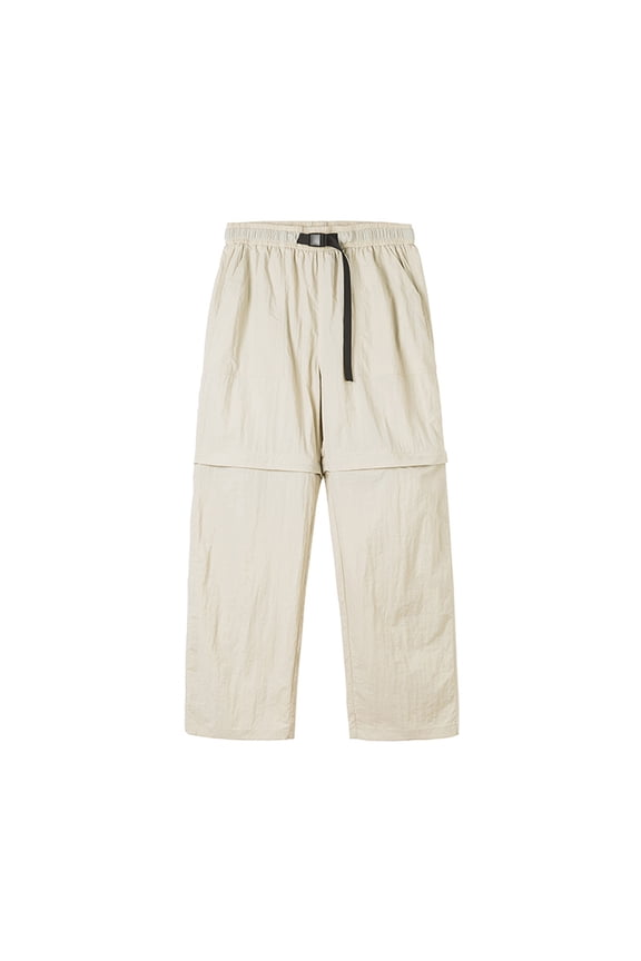 Men's Convertible Hiking Pants Zip Off Lightweight Quick Dry Fishing Camping Travel Safari Outdoor Cargo Pants Straight Leg Lounge Trousers