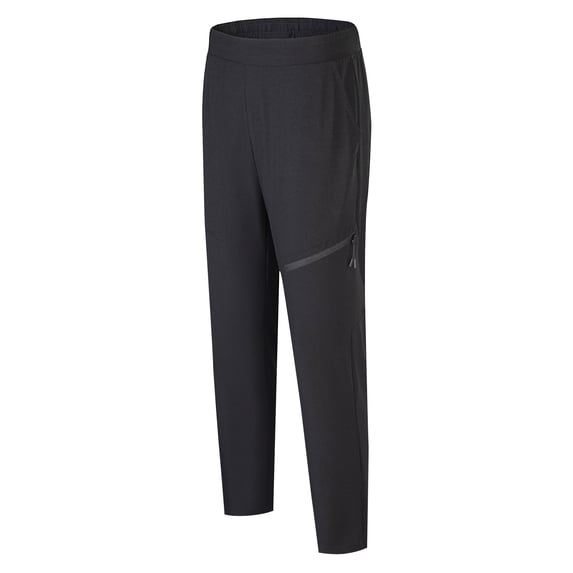 WMTBSRSW Men's Running Pants Elastic Waist Lightweight Jogging Slim Fit Straight Leg Pants Stretch Workout Hiking Pants with Zipper Pockets