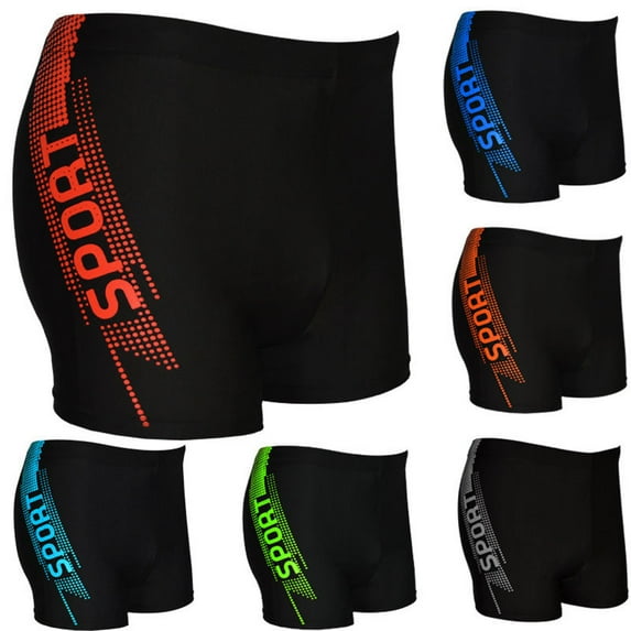 WMTBSRSW Mens Quick Dry Swim Trunks Patchwork Swim Brief Square Leg Swimming Jammer Shorts Summer Beach Shorts for AdultPlus Size Swimming Pants L-4XL