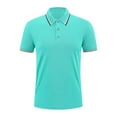 thumbnail image 1 of WMTBSRSW Mens Shirts Classic Fit Short Sleeve Quick Dry Moisture Wicking Casual T Shirts Workout Athletic Collared T Shirt, 1 of 8
