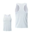 thumbnail image 1 of WMTBSRSW Mens Tank Tops Workout Gym Athletic Swim Summer Beach Tops Quick Dry Marathon Muscle Sleeveless Breathable Top Shirts, 1 of 7