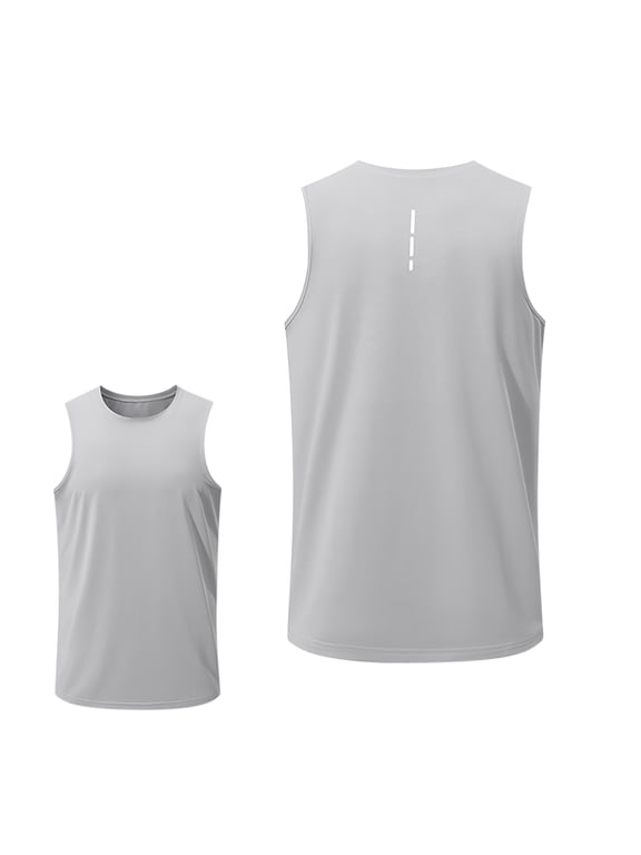 Mens Tank Tops Workout Gym Athletic Swim Summer Beach Tops Quick Dry Marathon Muscle Sleeveless Breathable Top Shirts