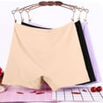 thumbnail image 1 of WMTBSRSW Pack of 3 High Waisted Boy Shorts Underwear for Women Plus Size Boyshort Panty Cotton Underpants Solid Elastid Wasiets Boyshorts for under Dress, 1 of 4