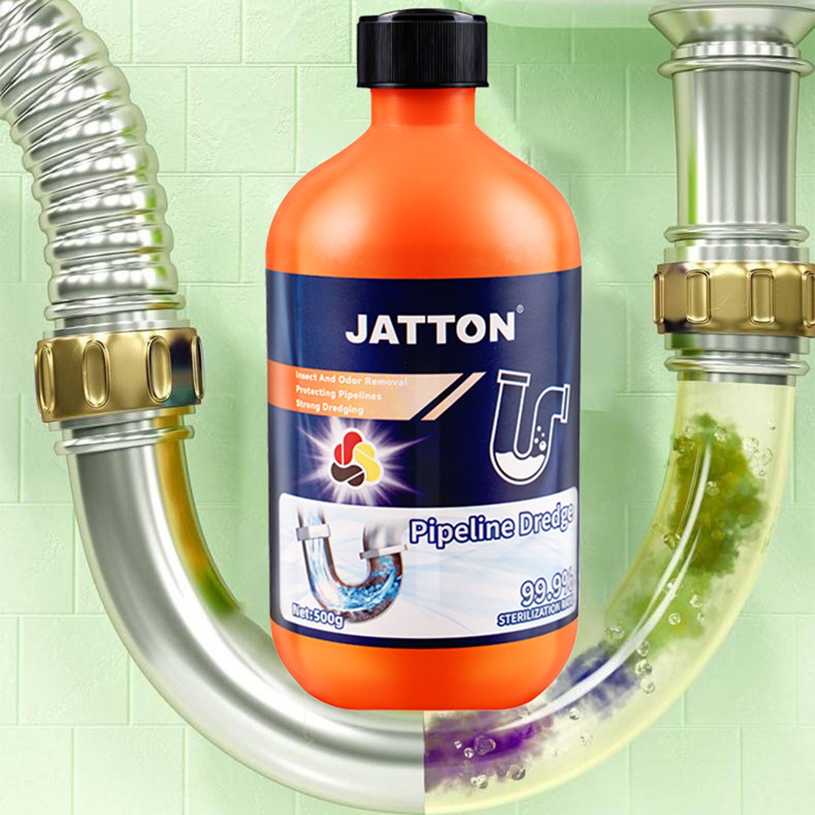 WMTBSRSW Pipeline Dredging Agent Drain Cleaner,Remover and Cleaner for Shower or Sink Drains