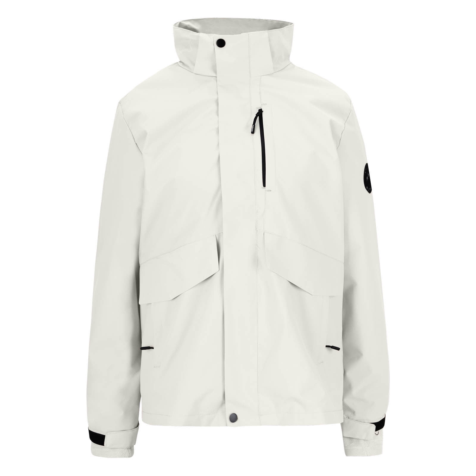 On The Plus Side - Adjustable Cinch Waist Raincoat with Removable Hood - Plus Size