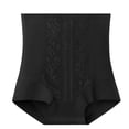 thumbnail image 1 of WMTBSRSW Plus Size Shapewear for Women Floral Print Tummy Control Shaping Underwear Seamless High Waisted Shaper Panties Lace Trim Thongs for Ladies, 1 of 3