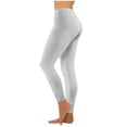 thumbnail image 1 of WMTBSRSW Ruched Legging for Women Seamless Tummy Control Yoga Leggings Stretchy High Waisted Workout Gym Skinny Pants XS-5XL Petite Tights Gray X-Small, 1 of 7