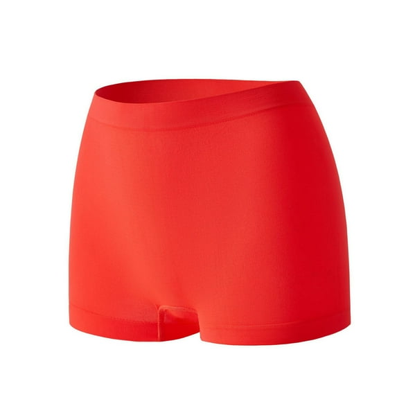 WMTBSRSW Seamless Shaping Boyshorts Panties for Women Mid Waisted Slip Shorts Under Dress Shapewear Shorts Tummy Control Underwear