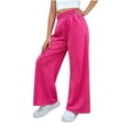 thumbnail image 1 of WMTBSRSW Sweatpant for Teen Girls 2025 Casual Elastic Waisted Solid Wide Leg Sweat Pant High Waisted Comfy Girls Baggy Pants7-14 Years, 1 of 8