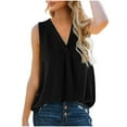thumbnail image 1 of WMTBSRSW Tank Top for Women V Neck Sleeveless Casual Summer Vacation Beach Tops Lightweight Loose Fit Athletic Yoga T Shirts, 1 of 9