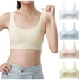 thumbnail image 1 of WMTBSRSW Teens Girls Training Bras 9-15Y 2-Layer Breathable Sports Bralettle Kids Solid Color Safe Seamless Undershirts Summer Dance Yoga Crop Tops, 1 of 9