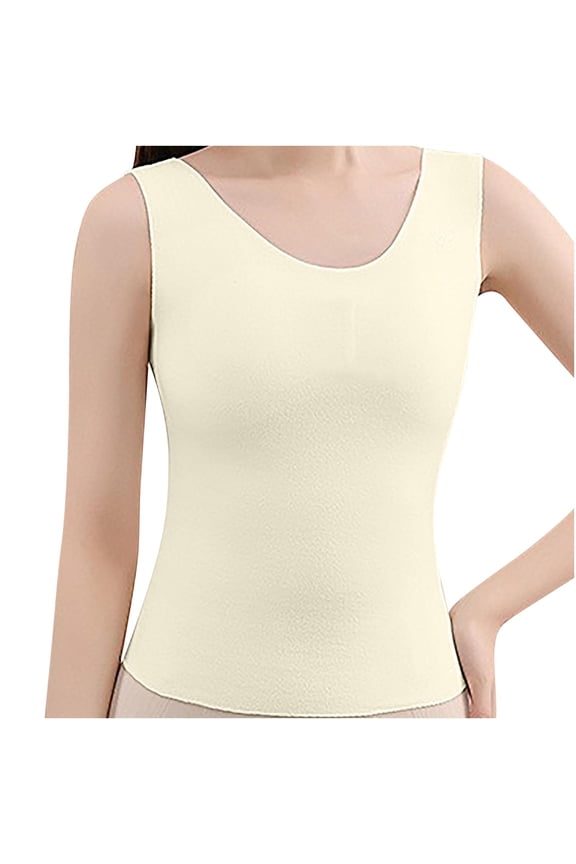 Training Bras for Girls Solid Color Preteen Nylon Bras Scoop Neck Tank Top Bra Comfortable Seamless Sleeveless Undershirts 13-17 Years
