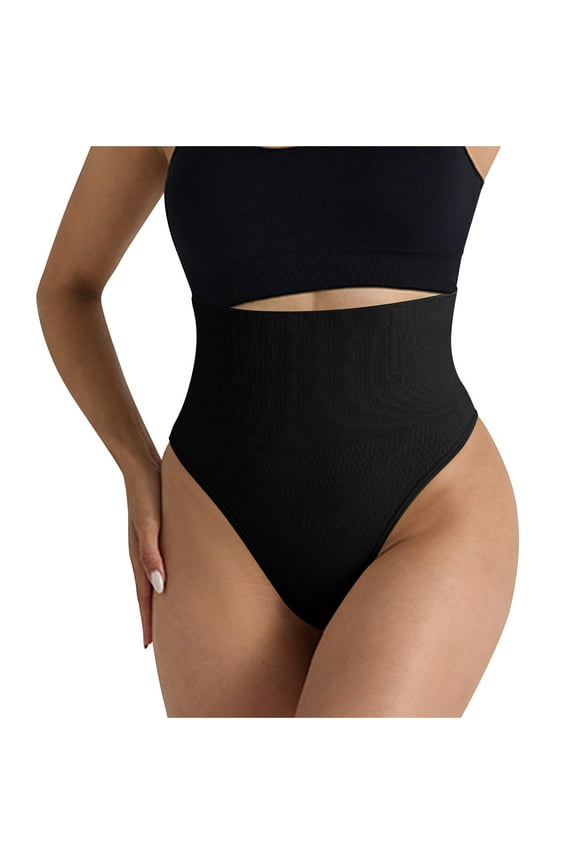 Tummy Control Underwear for Women High Waisted Shapewear Panties Seamless Slimming Body Shaper Underwear Thong