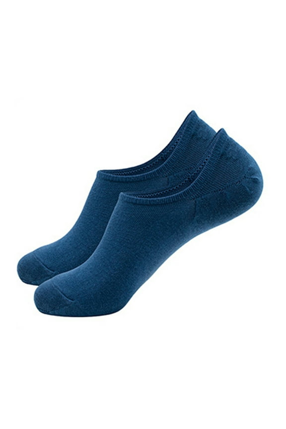 Unisex No Show Sock Solid Low Cut Ankle Socks Non Slip Flat Boat Line Novelty Casual Invisible Liner Socks for Athletic Running