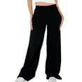 thumbnail image 1 of WMTBSRSW Wide Leg Active Sweat Pants for Women Casual Loose Cozy Sweatpants with Pockets High Waisted Lounge Trousers Flowy Pants Ladies Loungewear, 1 of 8