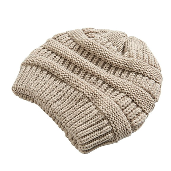 WMTBSRSW Winter Knit Slouchy Beanie for Women Cable Knit Beanie Chunky Baggy Cap Mens Soft Thick Warm Ski Hat