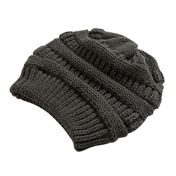 WMTBSRSW Winter Knit Slouchy Beanie for Women Cable Knit Beanie Chunky Baggy Cap Mens Soft Thick Warm Ski Hat