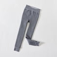 thumbnail image 1 of WMTBSRSW Winter Warm Leggings for Girls Fleece Lined High Waisted Leggings Solid Color Seamless Thick Thermal Tights Pants Gray 160, 1 of 7