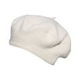 thumbnail image 1 of WMTBSRSW Women French Wool Beret Hats Solid Color Beret Cap for Women Girls French Beret Hat Warm Winter Hats, 1 of 8