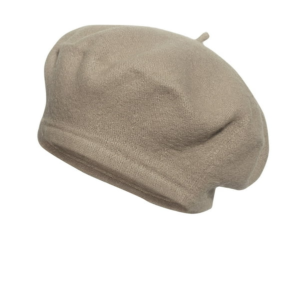 WMTBSRSW Women French Wool Beret Hats Solid Color Beret Cap for Women Girls French Beret Hat Warm Winter Hats