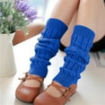 thumbnail image 1 of WMTBSRSW Women Girls Knit Leg Warmers Winter Warm Long Boot Socks Solid Crochet Knitted Boot Cuffs Leg Warmers Socks Slouch Socks with Footless, 1 of 2