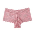 thumbnail image 1 of WMTBSRSW Women Underwear Lace Boy Shorts High Waist Lightweight Seamless Soft Cheeky Briefs Panties Comfy Braethable Bikini Panty, 1 of 5