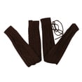 thumbnail image 1 of WMTBSRSW Women's Cable KnitThigh High Leg Warmer Socks Over Knee High Slouch Socks Solid Color Footless Boot Stockings for Girls, 1 of 2